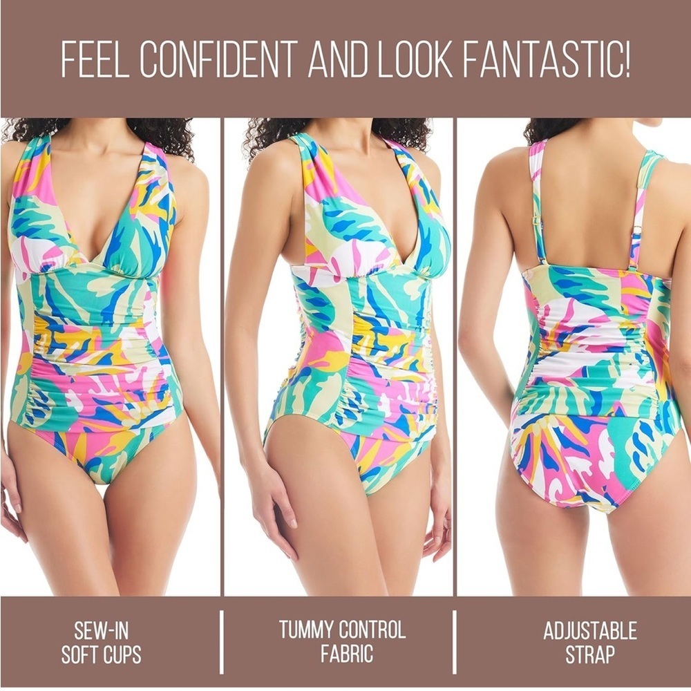 Beyond Control One Piece Swimsuit,‎ Bathing Suit for Women with Tummy Control - Picture 6 of 16